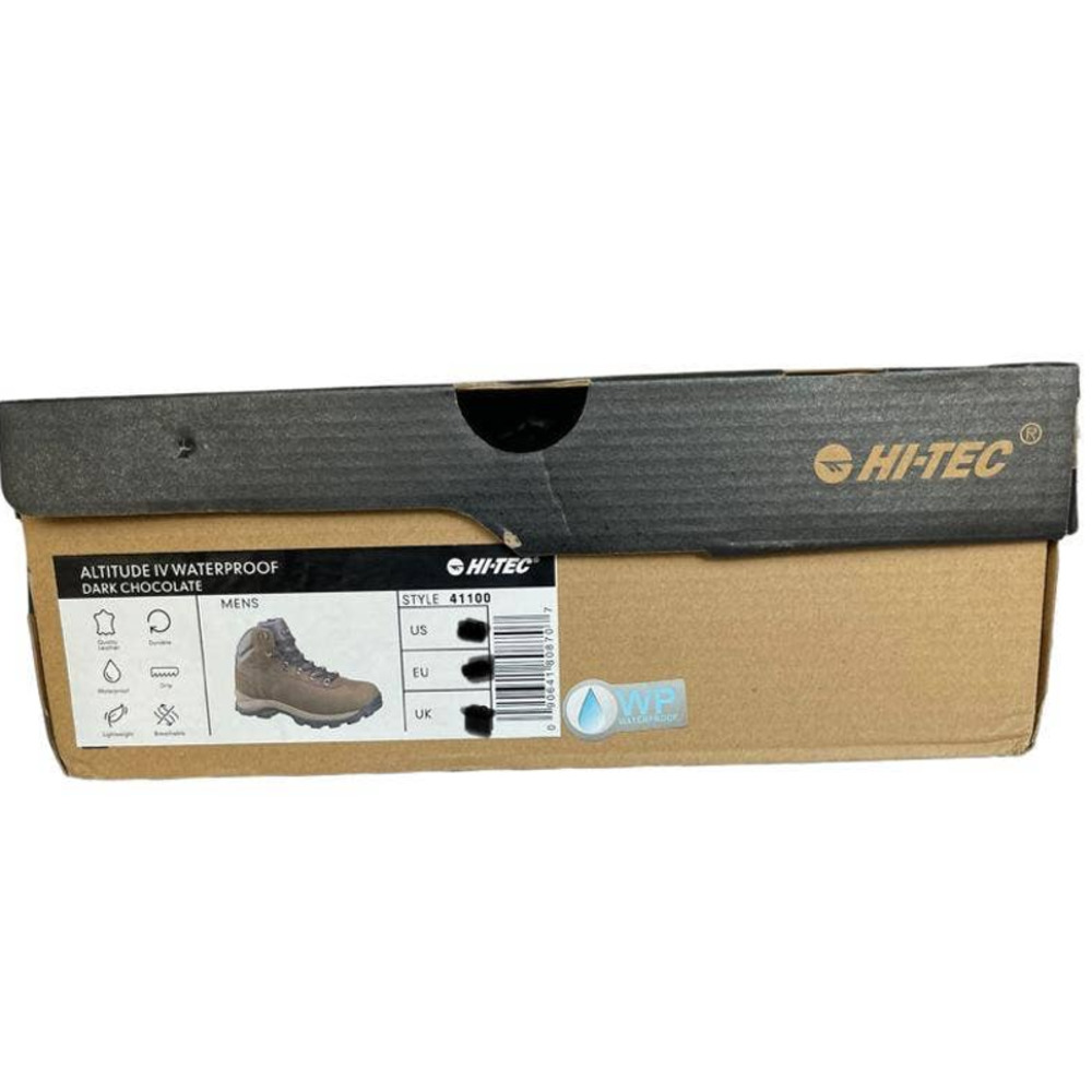 💎✨SALE✨💎 NEW IN BOX Hi-Tec ALTITUDE Dark Chocolate Men's Boots - Picture 7 of 7